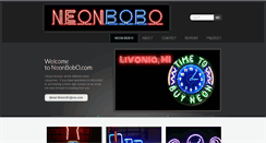 Desktop Screenshot of neonbobo.com