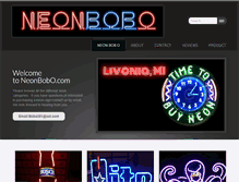 Tablet Screenshot of neonbobo.com